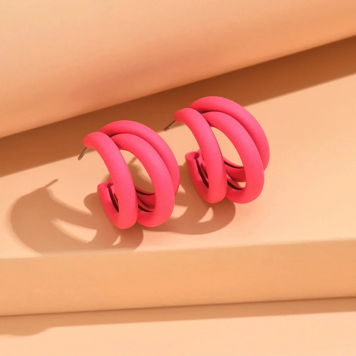 Elegant Gold Color Hoop Earrings for Women Vintage Geometric Statement Jewelry Gifts