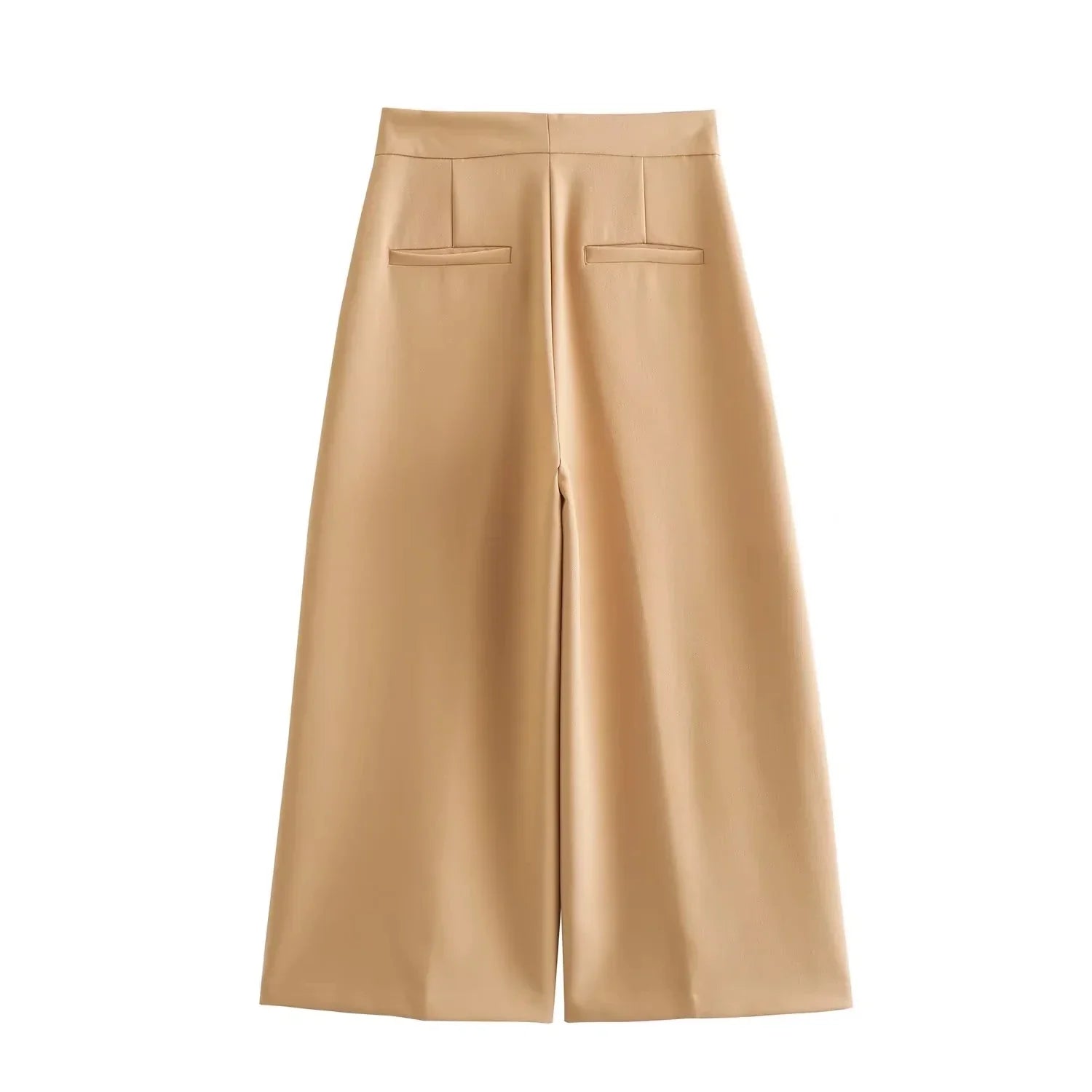 Casual Solid V Neck Sleeveless Vest and Wide Leg Pants Set for Elegant Summer Style