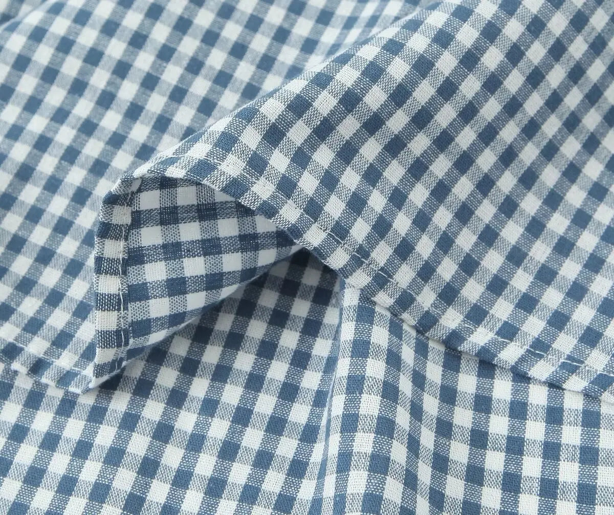 Waist Slimming Suspender Dress With Plaid Skirt Summer