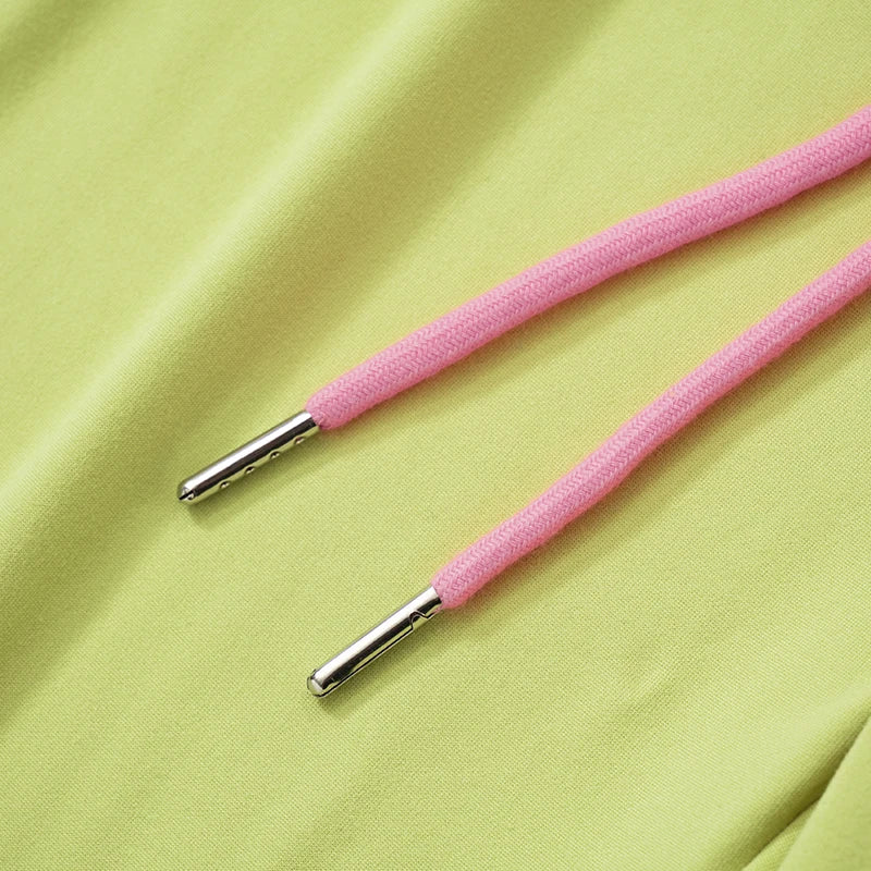 Embroidered Flower Tube Top and High Waist Casual Drawstring Pant Two-Piece Set