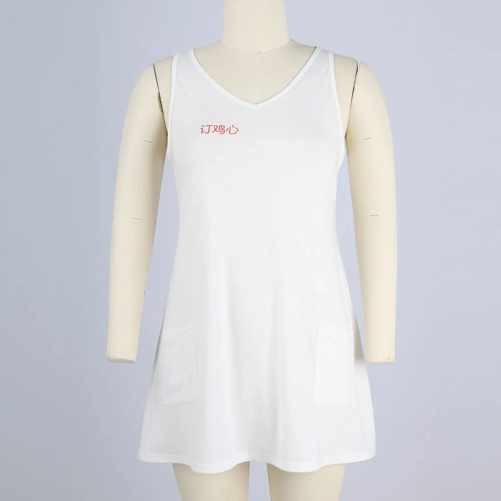 Bohemian Flower Print Beach Dress With Pockets For Women