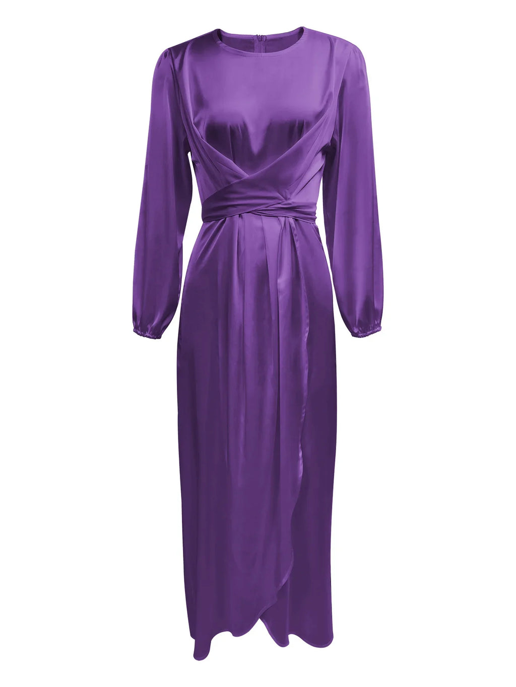 Soft Tunic Dress with Irregular Hem for Spring Women