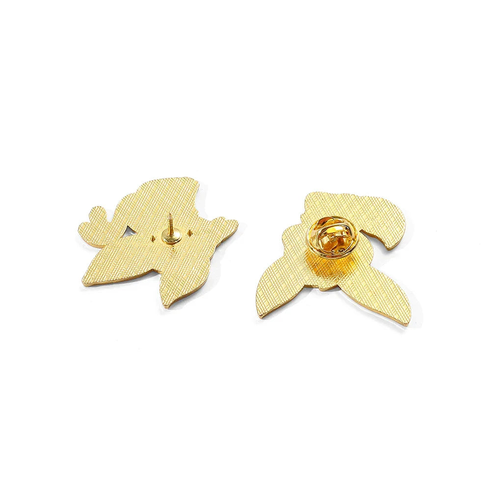 9 Pcs Animal Brooch Set Creative Enamel Pins for Backpack and Clothing Accessories