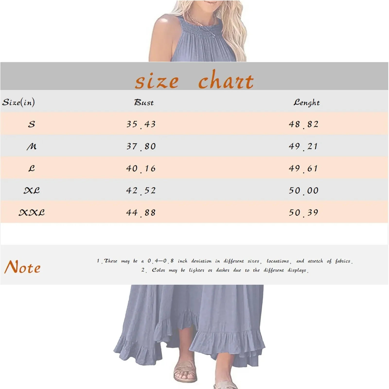 Women Summer Maxi Dress Lightweight Beach Swing Dress