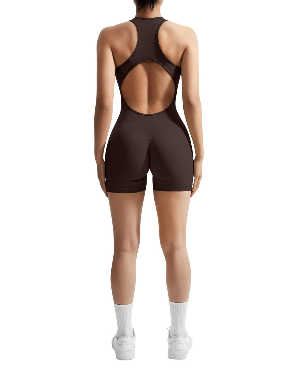 Sleeveless Solid Bodycon Jumpsuit for Women Zipper Front Summer Romper Overalls Fashion Streetwear Sportswear