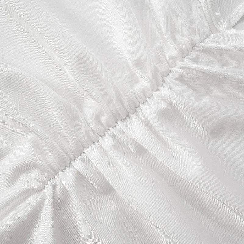 Elegant Women's Strapless Slim Fit Backless Sleeveless Pencil Jumpsuit Solid Color Evening Wear