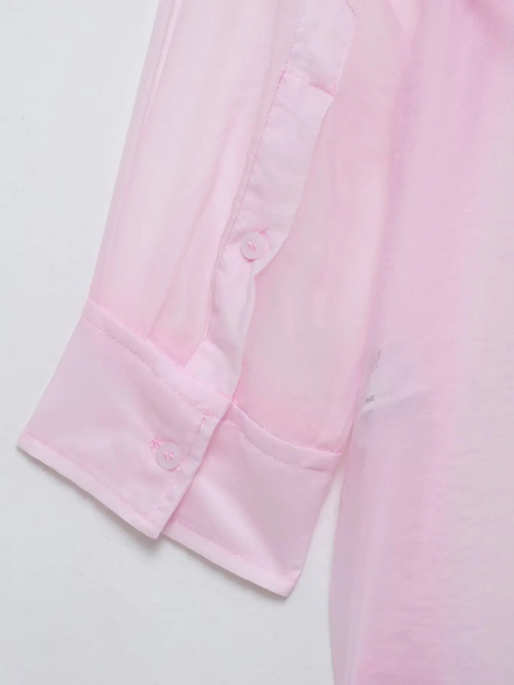 Women's Patchwork Translucent Blouse with Lace-Up Detail Casual Lapel Single-Breasted Long Loose Top for Spring and Summer