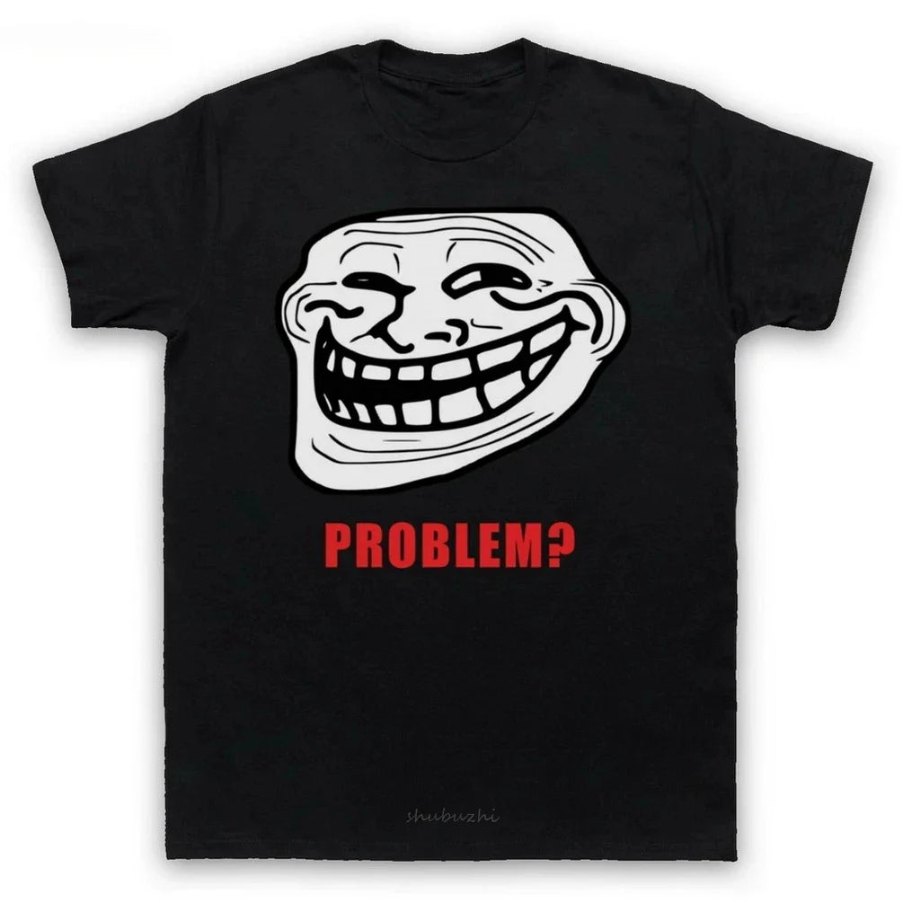 Trollface Meme Rage Comic Funny Troll Joke T-Shirt for Men Women and Kids