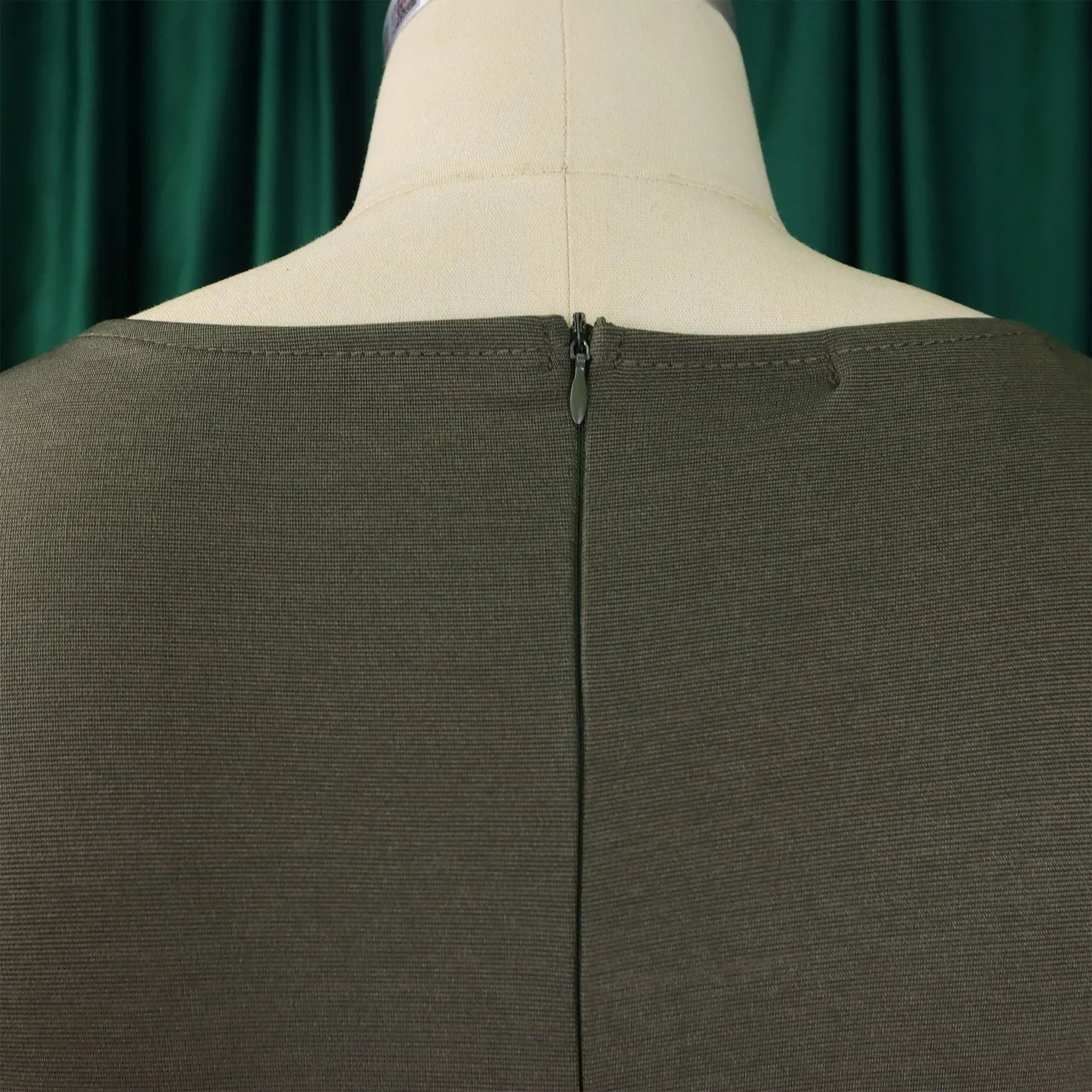 Elegant Office Dress For Women O Neck Half Sleeve Sheath