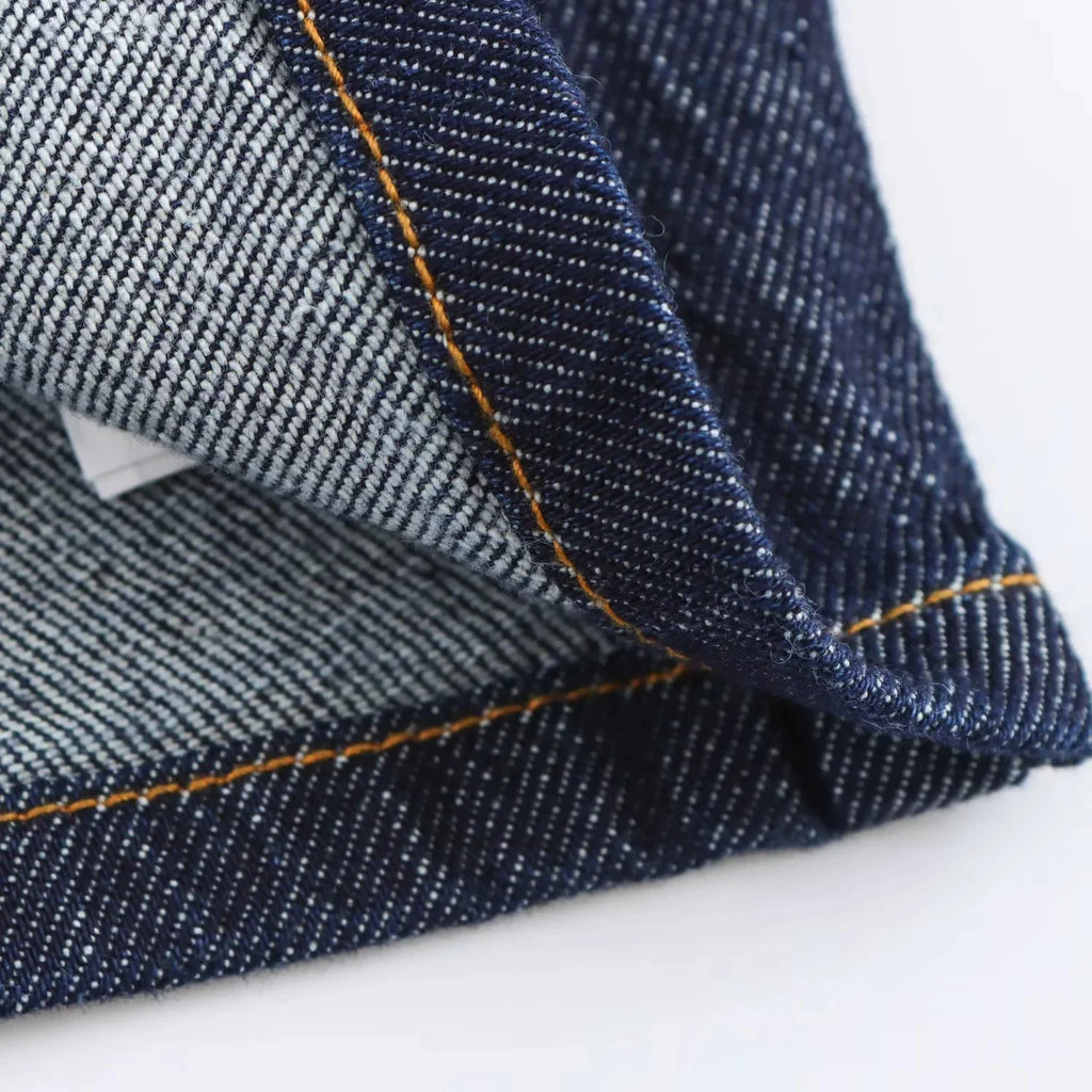 Women's Vintage Denim Streetwear Suit with Sleeveless Vest and Flare Pants