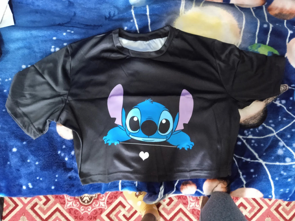 Girls Crop Top T Shirt for Women with Short Sleeves in Harajuku Streetwear Style Quick Dry Daily Tee