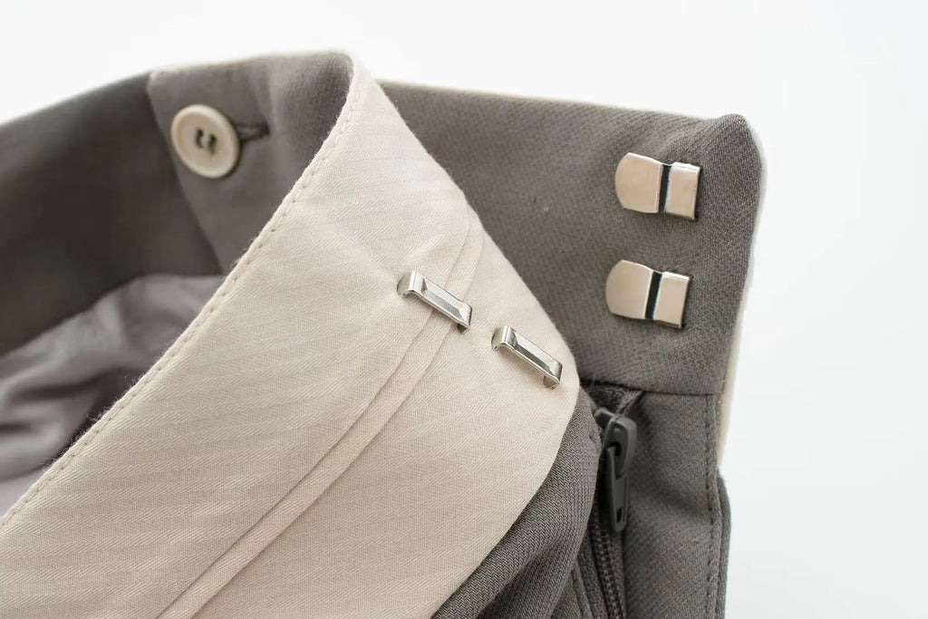 Women's Solid Grey Two Piece Set with Sleeveless Asymmetrical Vest and High Waist Wide Leg Trousers Casual Outfit