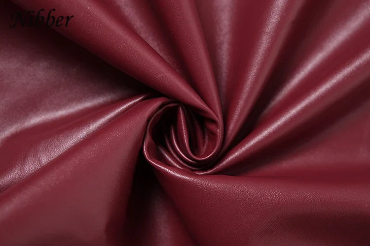 Elegant Sleeveless Leather Bodycon Party Dress For Summer