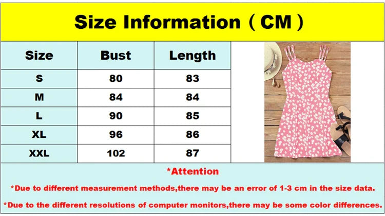 Floral Summer Sundress Women Sleeveless Lightweight Camisole