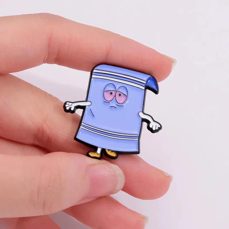 Comedy Cartoon Anime Enamel Pins Custom Funny Jewelry Gift for Friends