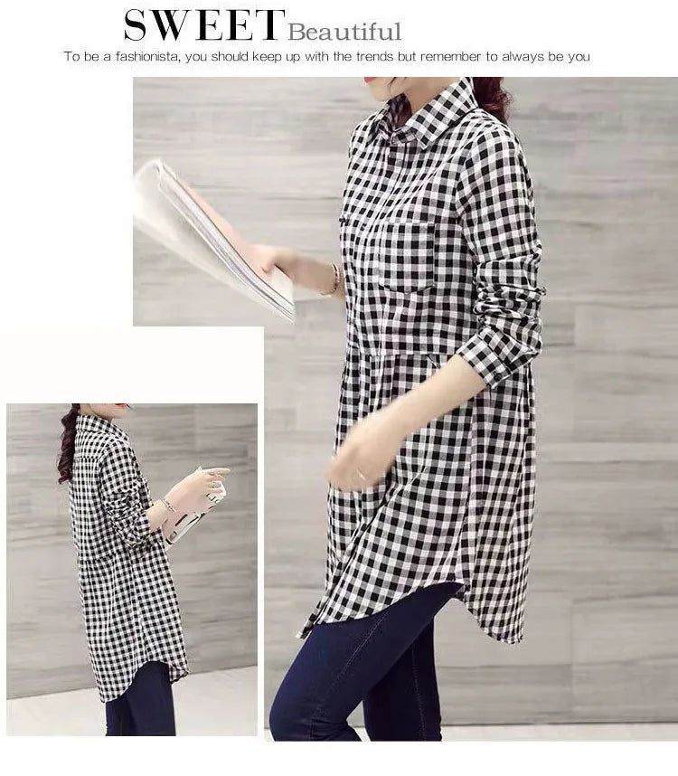 Mid-Length White Polo-Neck Shirt for Women Lightweight Stylish Spring Summer Blouse Elegant Korean-Inspired Fashion