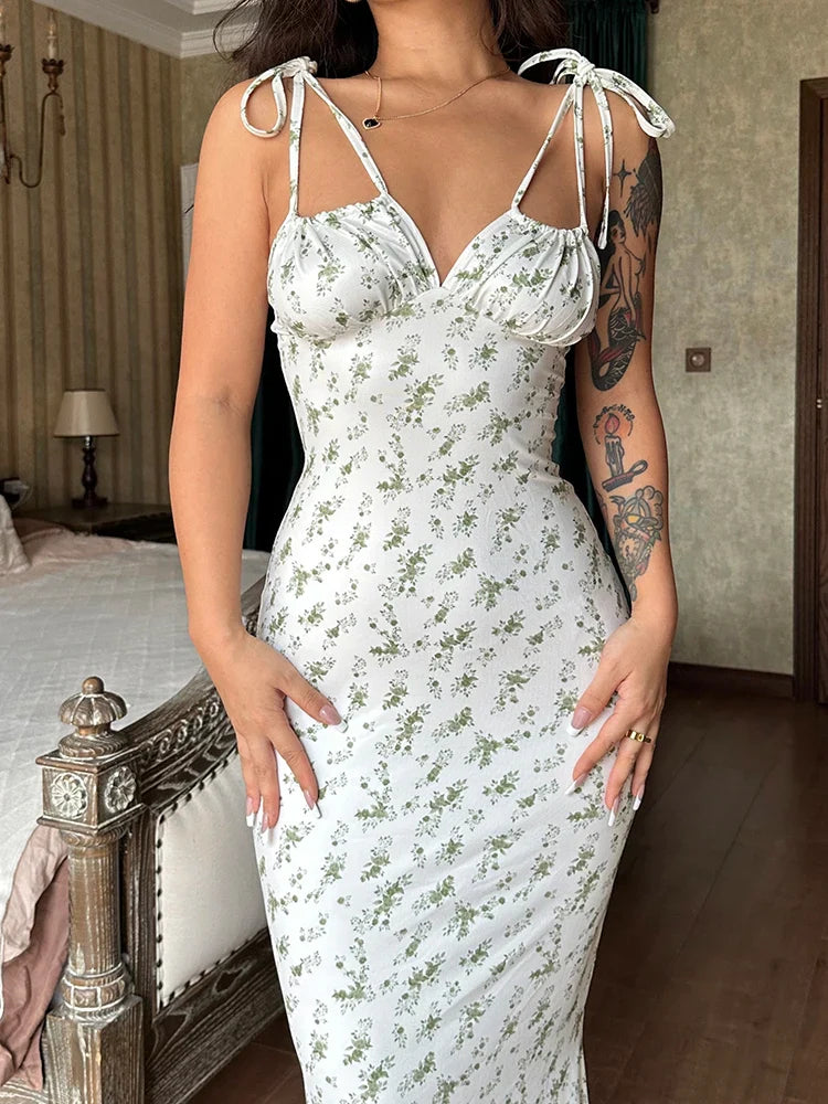 Elegant Women Evening Dress Bodycon Long Gown Summer