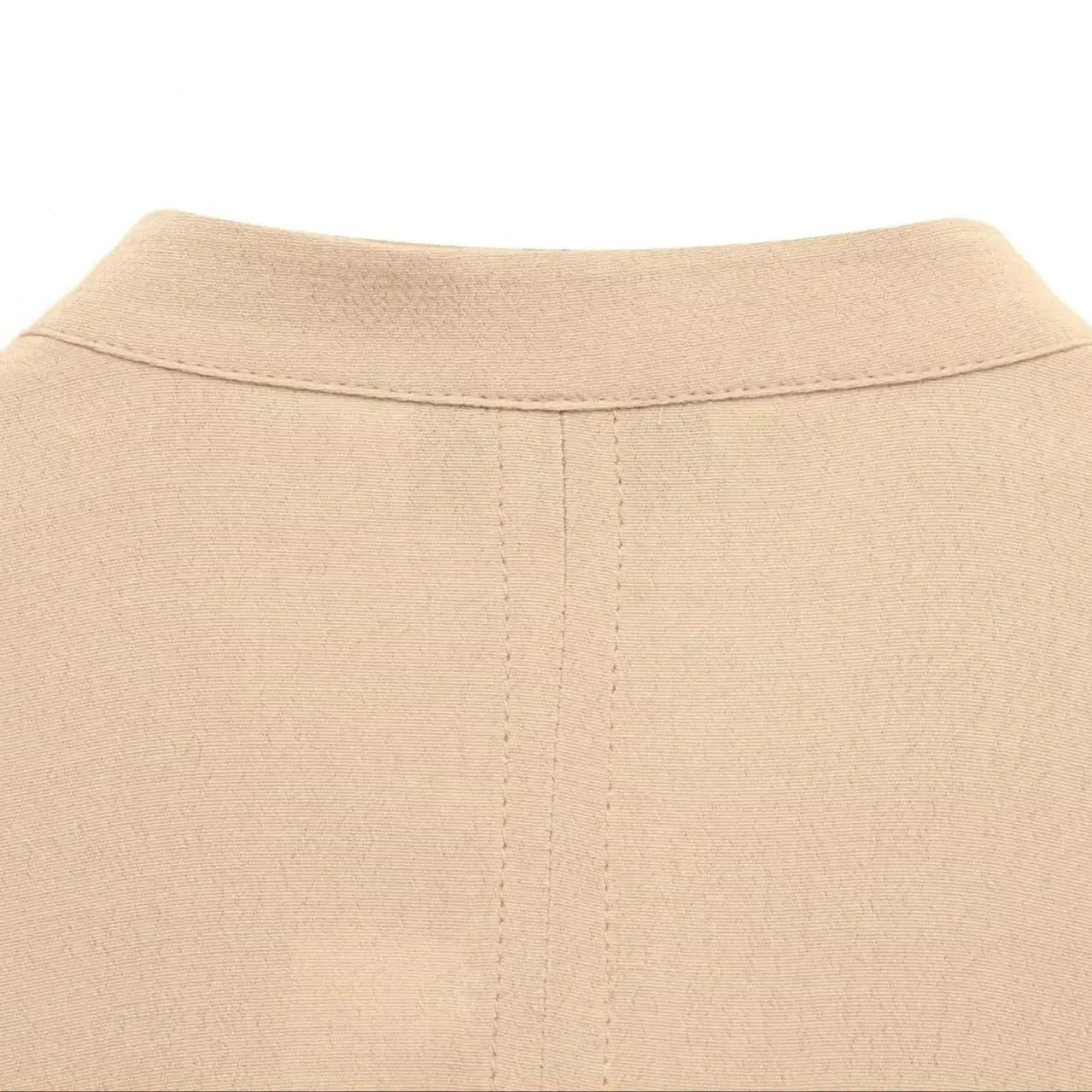 Womens Lace Up Mini Dress With Flared Sleeves Pleated