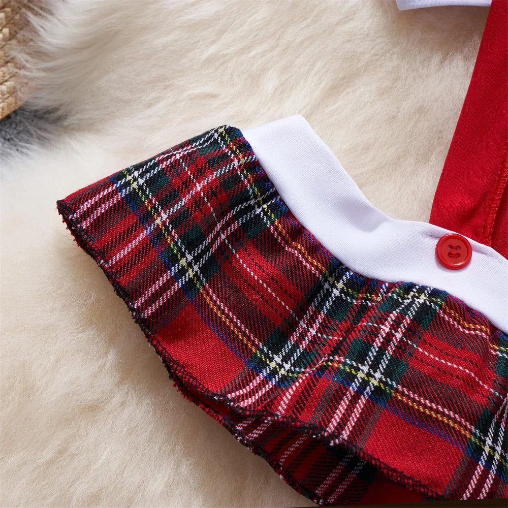 Sexy Student Cosplay Lingerie Set Hollow Cross Strap Crop Top with Mini Pleated Plaid Skirt Women's Uniform Pajama Costume