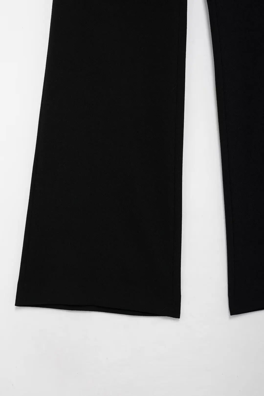 Women's Fashion Long Sleeve Suit Jacket with Belt and Zipper Straight Pants Set