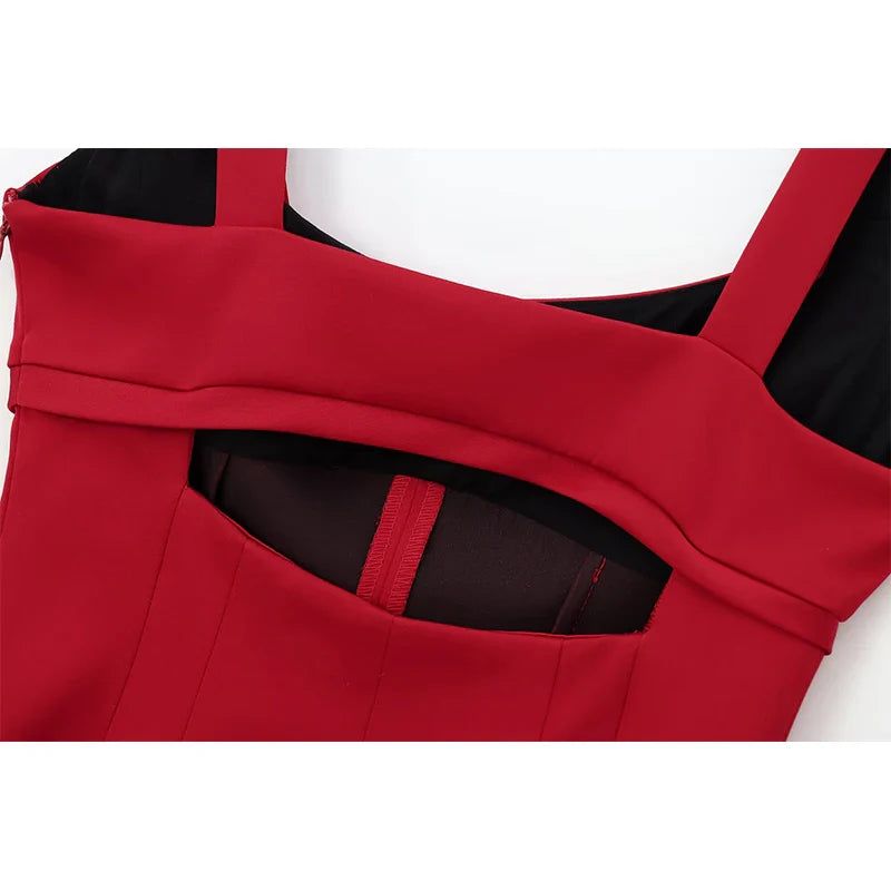 Backless Slip Dress For Women Cutout Short Sexy Party