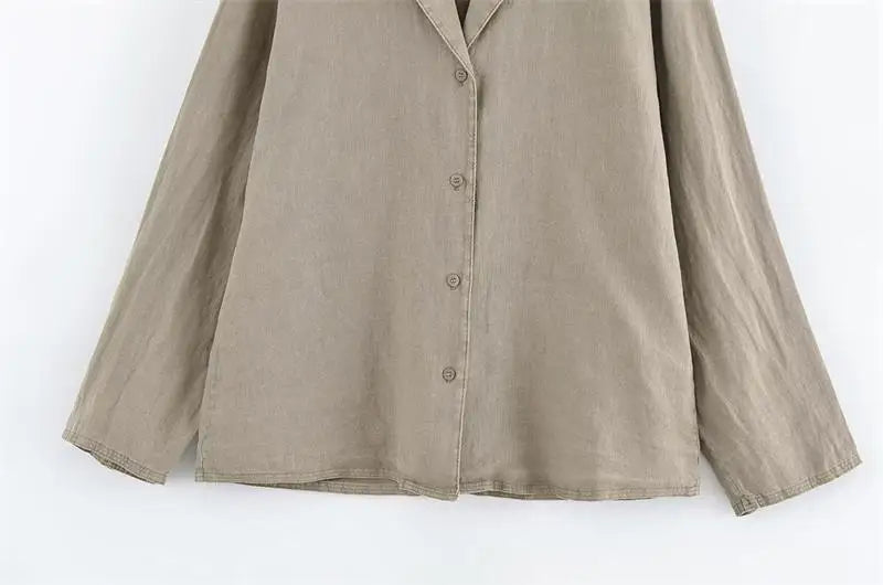 Chic Summer Women's Two-Piece Set Casual Straight Shirt and Shorts Matching Outfit for Street and Leisure Wear