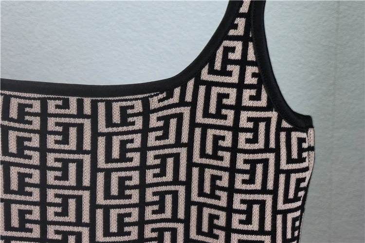 Women's 3 Piece Knit Tracksuit Set with Sexy Vest Long Sleeve Cardigan and Elastic Waist Pants