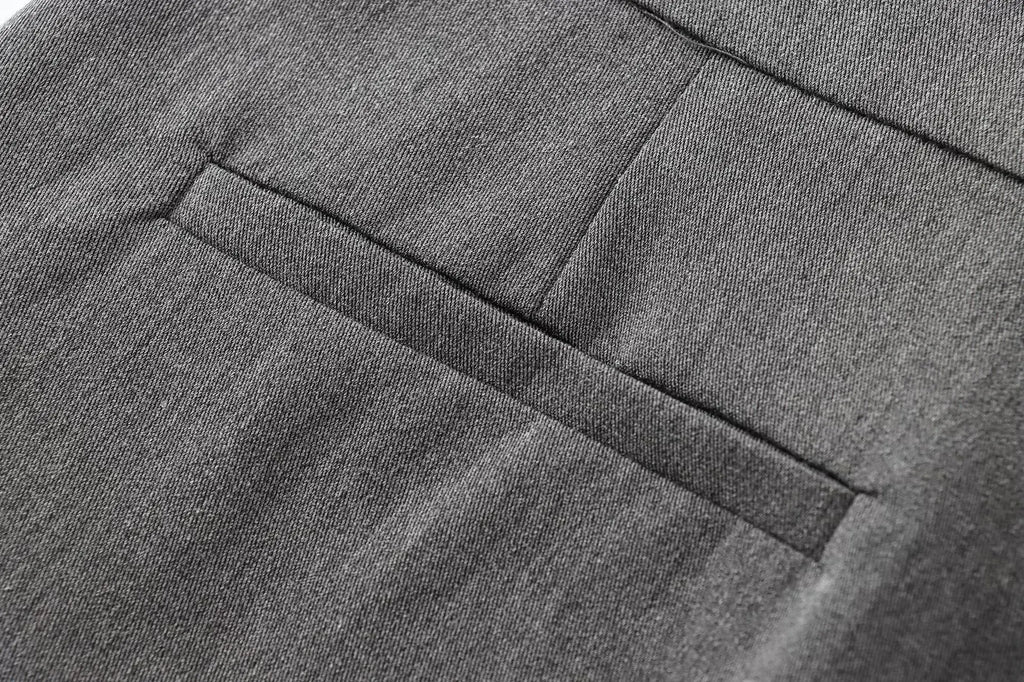 Women Slim-Fit Suit Vest and Trousers Set Vintage V-Neck Sleeveless Chic Summer Outfit