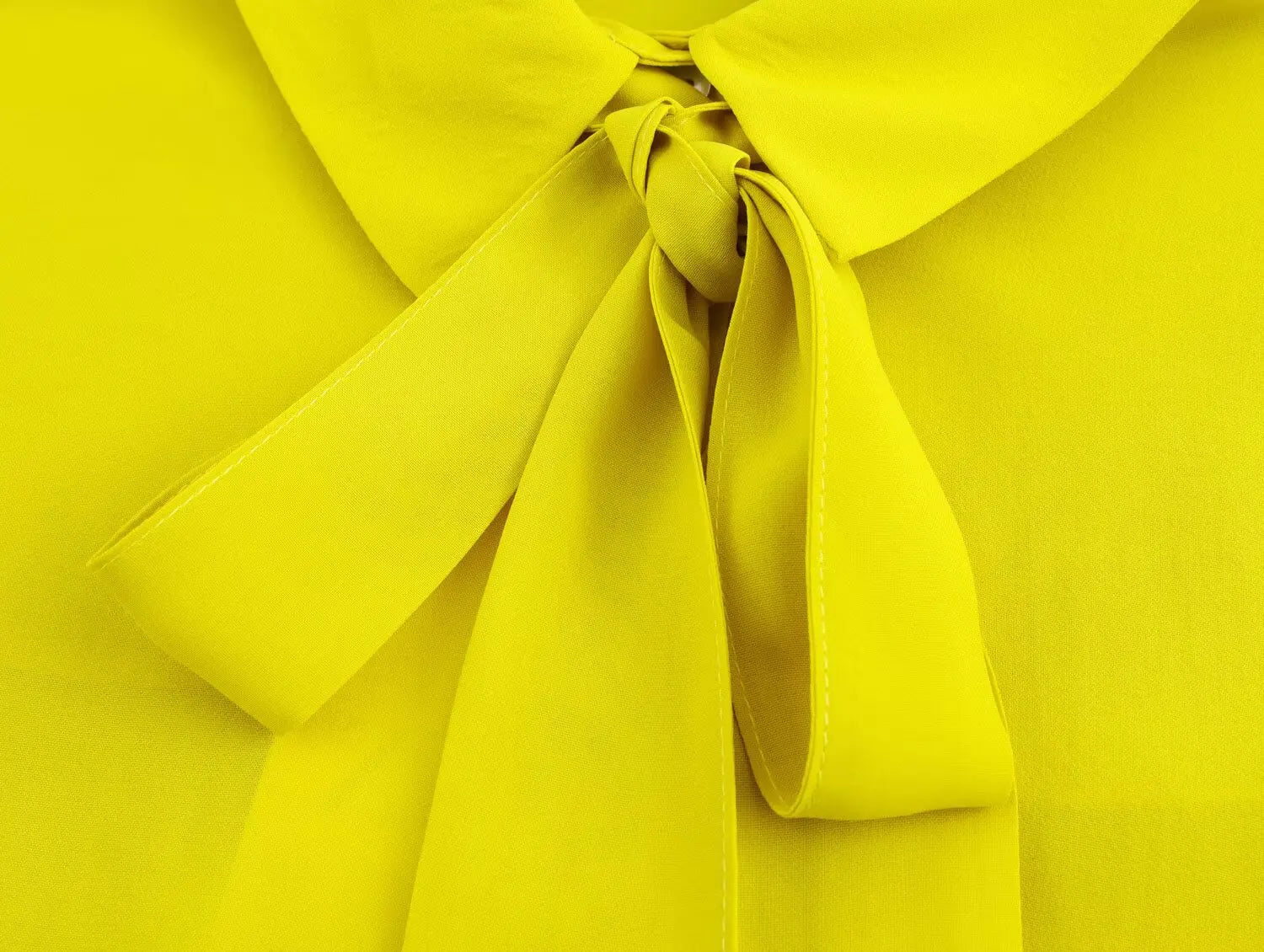 Women Bow Tie Loose Fit Shirt with Lapel Collar Long Sleeve Single-Breasted Solid Color Casual Patchwork Top Spring Summer Chic Blouse