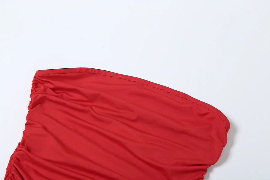 Autumn Solid Tassel Wrap Dress For Women Short Length