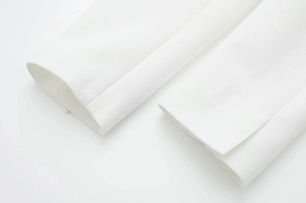 Hollow Out Mini Dress With Lapel Hidden Zipper High Waist