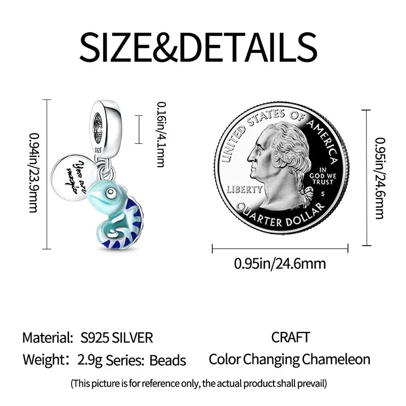 925 Sterling Silver Luminous Firefly Bulb Star Charms Pendants for DIY Bracelet Jewelry