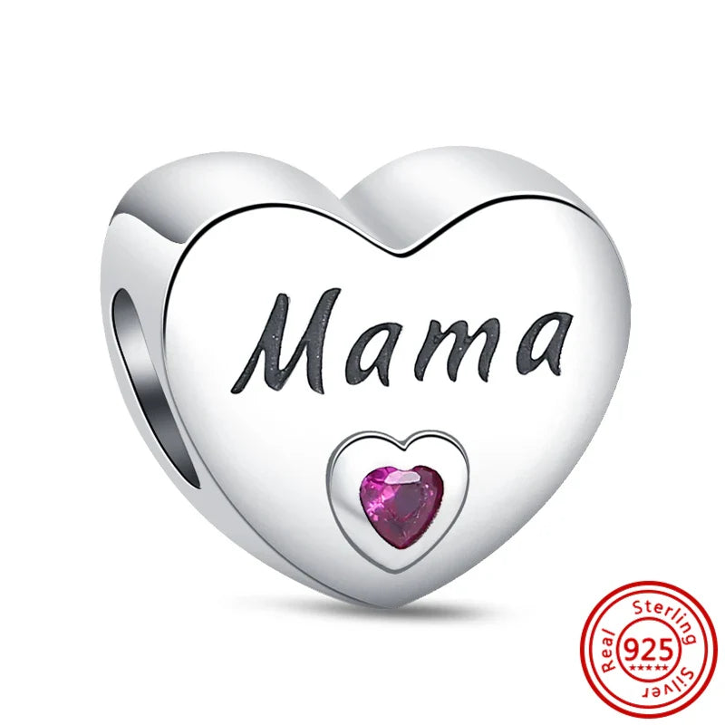 Fit Pantaro Peacock Cake Teeth Butterfly Crown S925 Silver Charms Beads Fine Jewelry for Women Gift