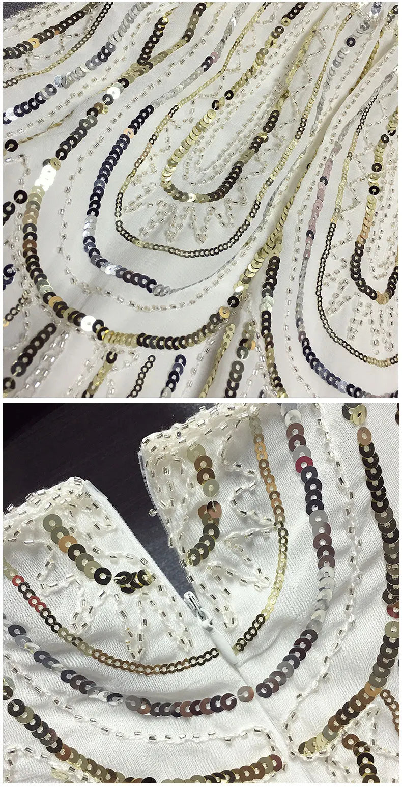 Sequin Mini Dress For Women Sleeveless Party Dress Casual