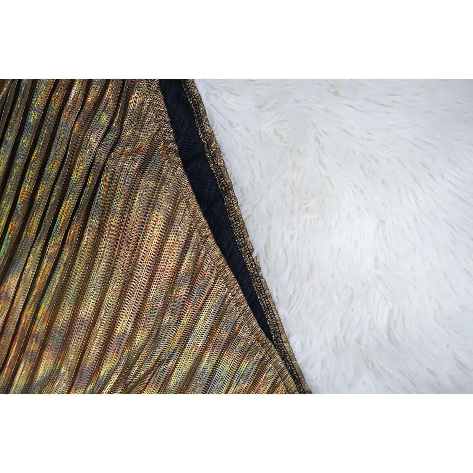 One Shoulder Metallic Pleated Maxi Dress Evening Gown