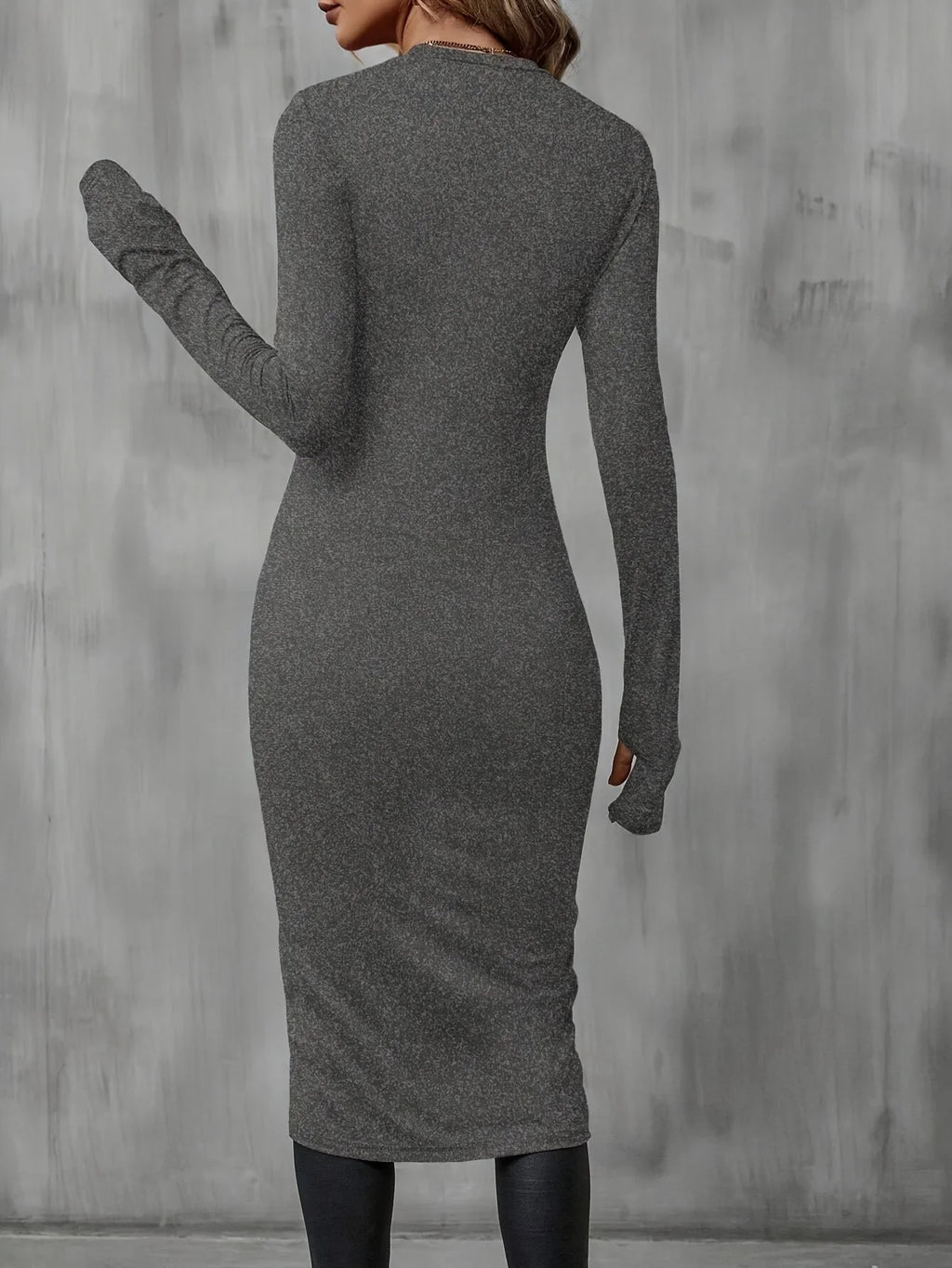 Plus Size Long T Shirt Slimming Casual Autumn Wear