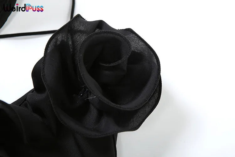 Deep V-Neck Sleeveless Backless Jumpsuit for Women Slim Fit Elastic Mesh Patchwork Skinny Stretch Flare Overalls