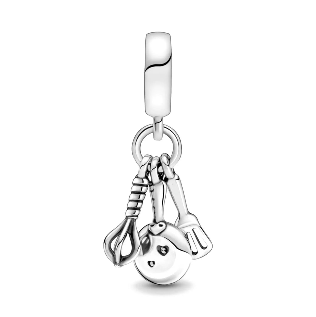 Heart and Angel Charms for 3mm Bracelets - 925 Silver DIY Jewelry Accessories for Women