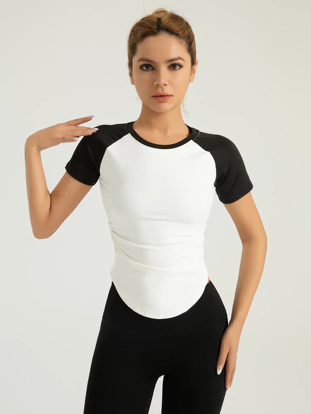 Women's Quick-Dry Compression Fit Running Tee | Breathable Short Sleeve Athletic T-Shirt for Yoga and Workout