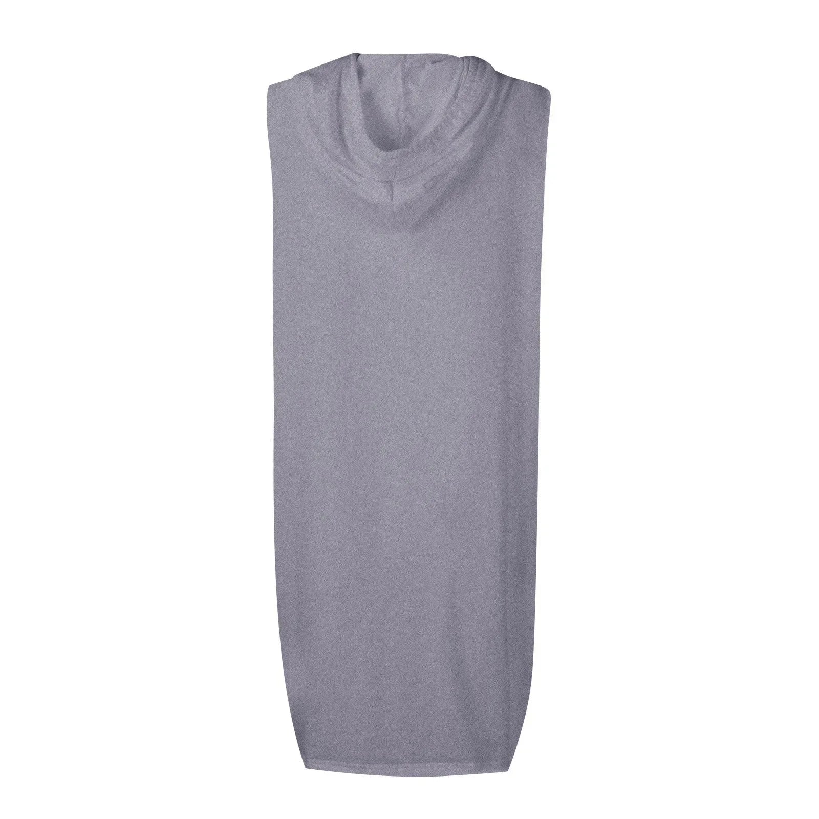 Womens Sleeveless Hoodie Dress With Drawstring Streetwear