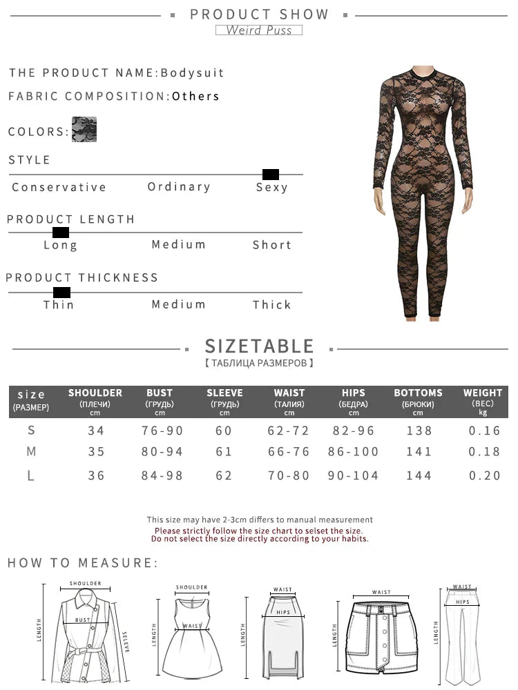 Sexy Zip Front Skinny Jumpsuit for Women Stretch Long Sleeve O-Neck Elastic Clubwear Thin Workout Overalls