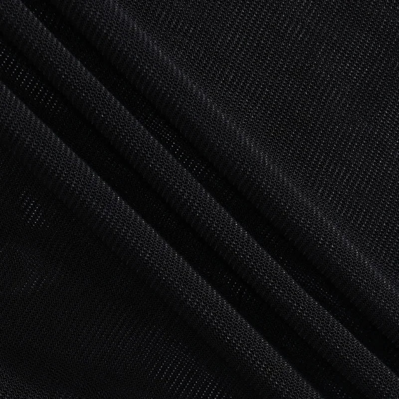 Slim Fit Sheer Dress For Women Lace Up Long Sleeve Fashion