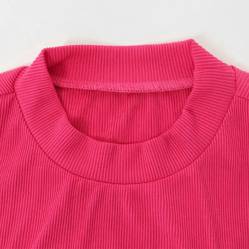 Sexy Sweet Pink Hollow Out Jumpsuit for Women Short Sleeve Elegant Romper with Pockets Casual Streetwear Spring Fashion