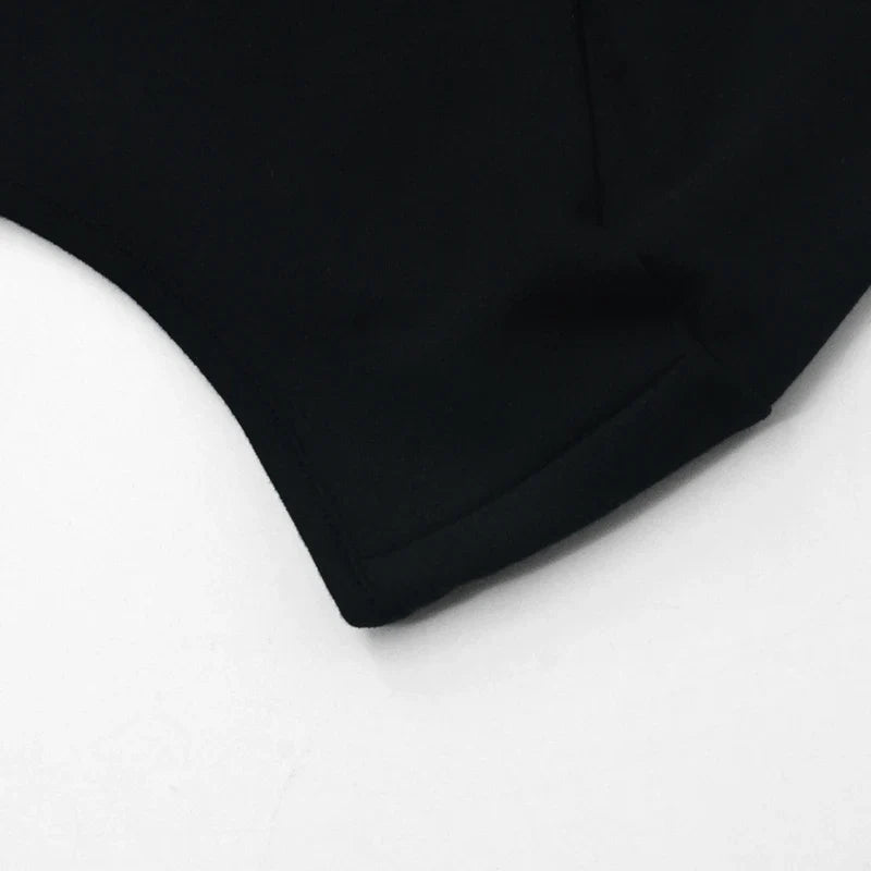 Sexy Black Backless Long Sleeve Yoga Jumpsuit for Women Slim Fit Casual Sportswear Romper with O-Neck for Fitness and Streetwear