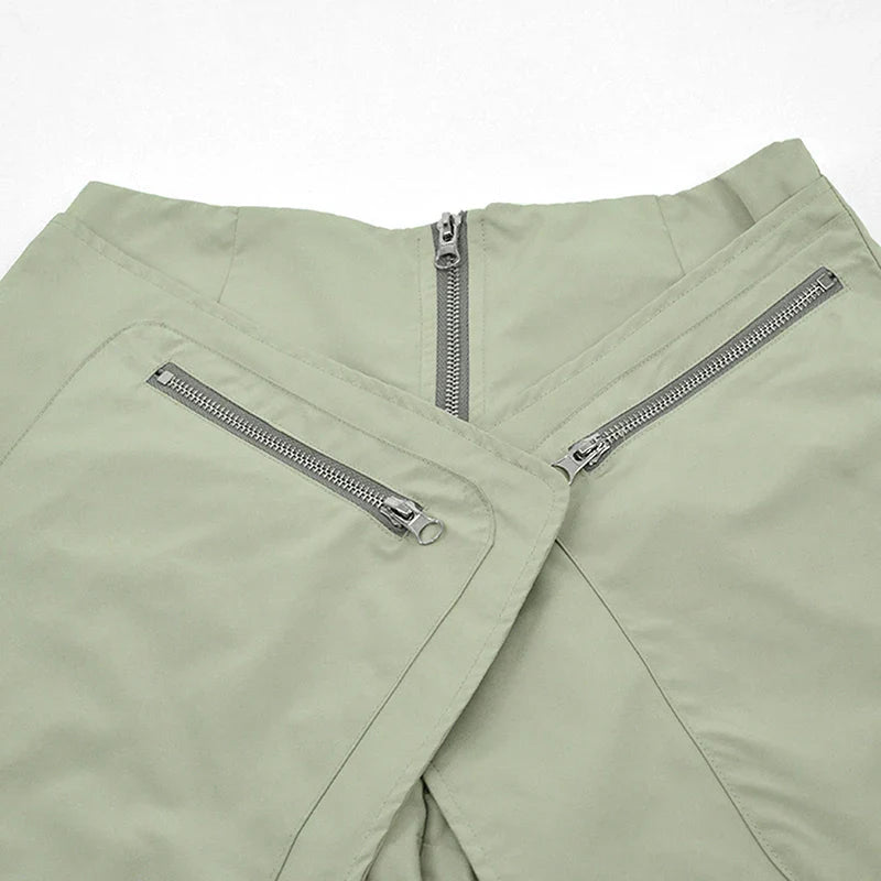 2 Piece Women's Summer Fashion Set V Neck Sleeveless Crop Tank Top and High Waist Shorts Backless Casual Leisure Outfit