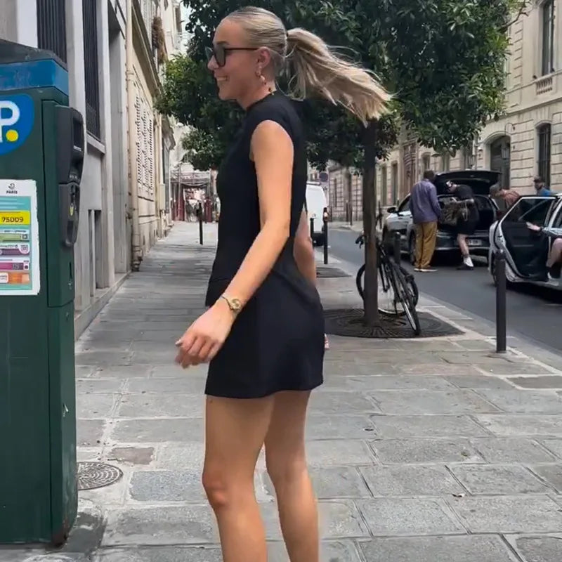 Emo Fashion Mini Dress For Women Streetwear Party Clubwear