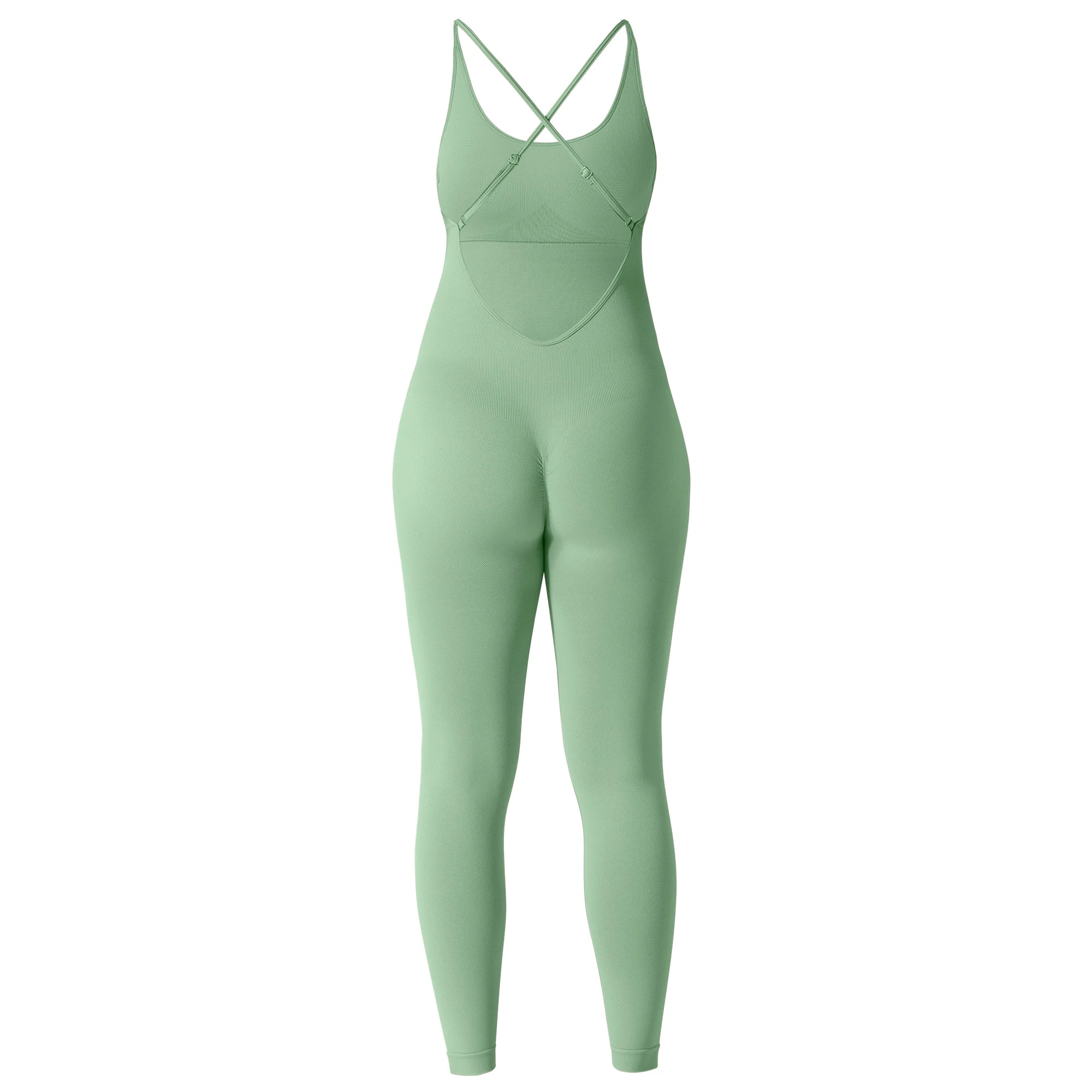 Solid Sexy Sleeveless Jumpsuit for Women Summer Backless Bodycon Romper Casual Playsuit Trendy Sportswear Streetwear