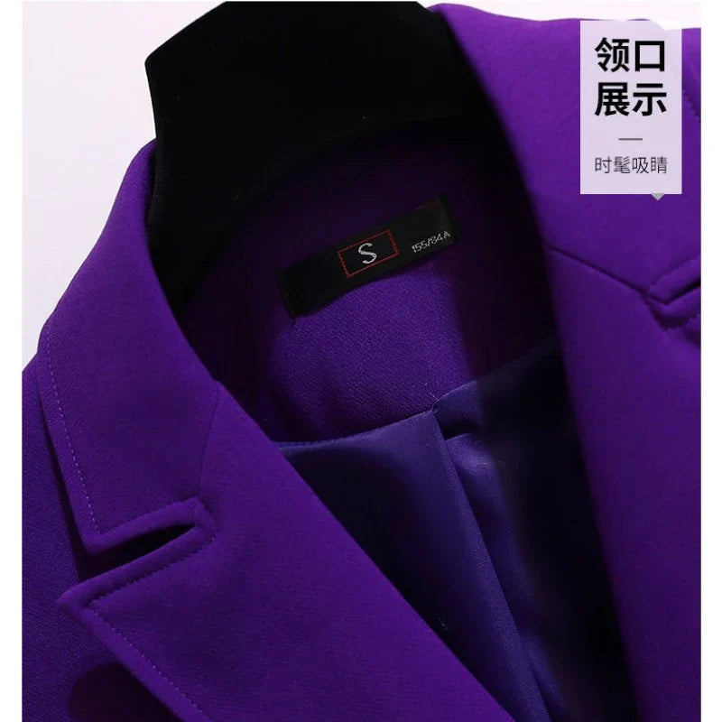 Two Piece Women's Professional Work Suit for Autumn