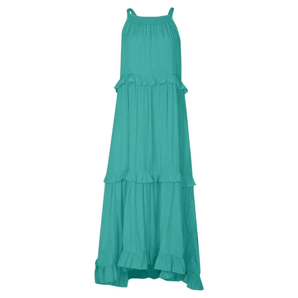 Women Summer Maxi Dress Lightweight Beach Swing Dress