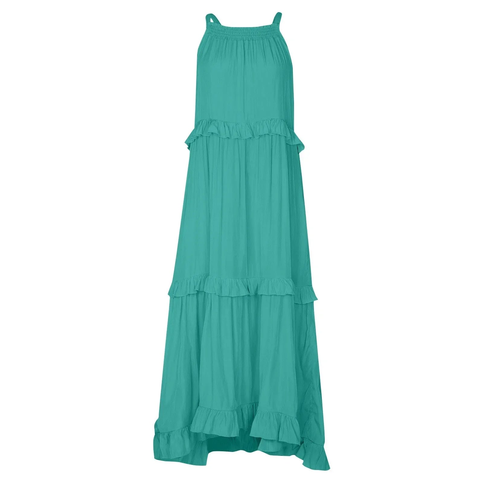 Women Summer Maxi Dress Lightweight Beach Swing Dress